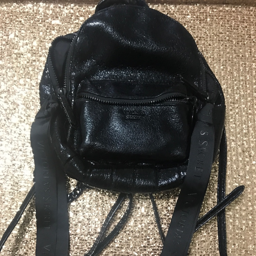 VS metallic crackle city mini Backpack